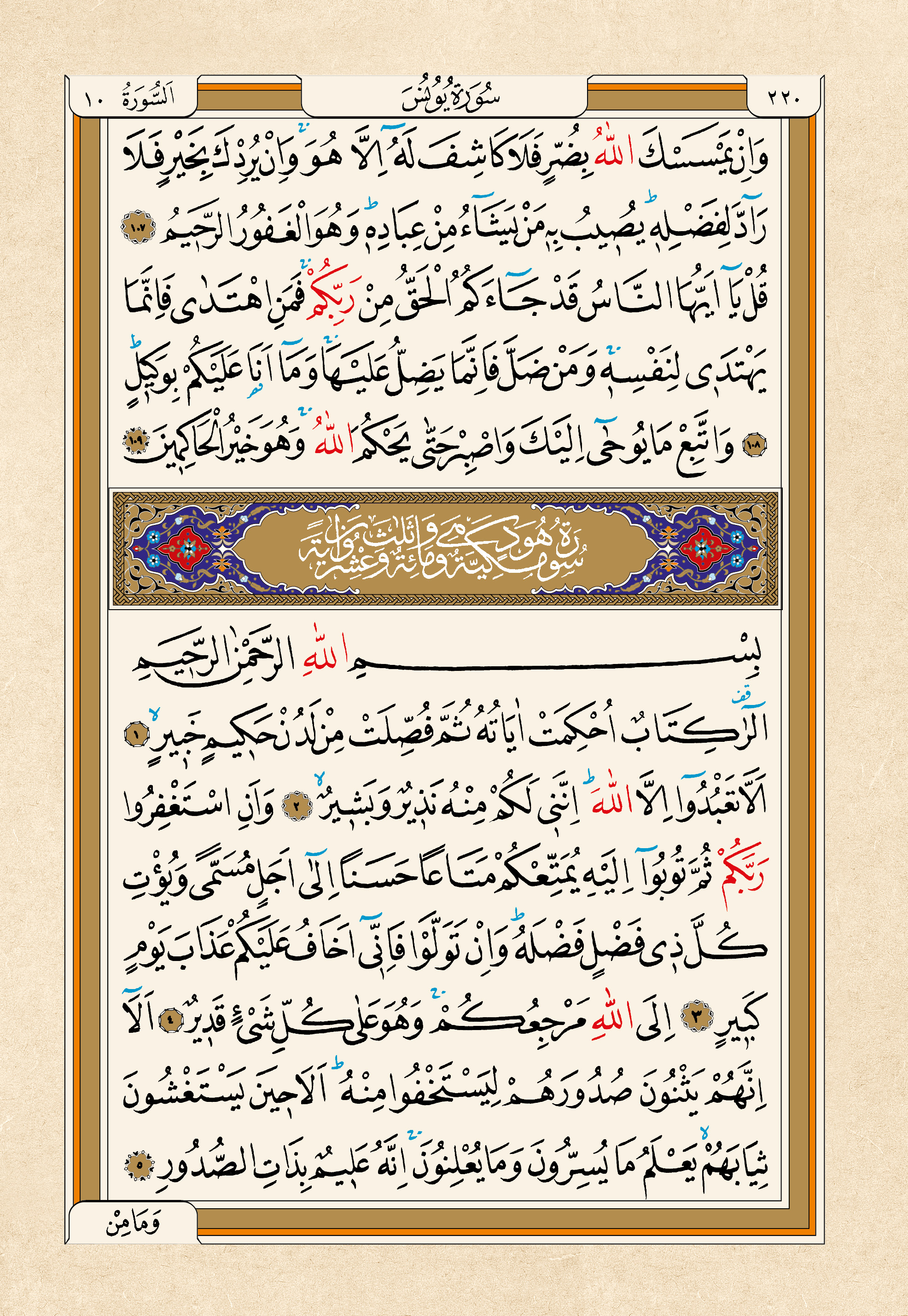 Kur'an-ı Kerim — 220. sayfa