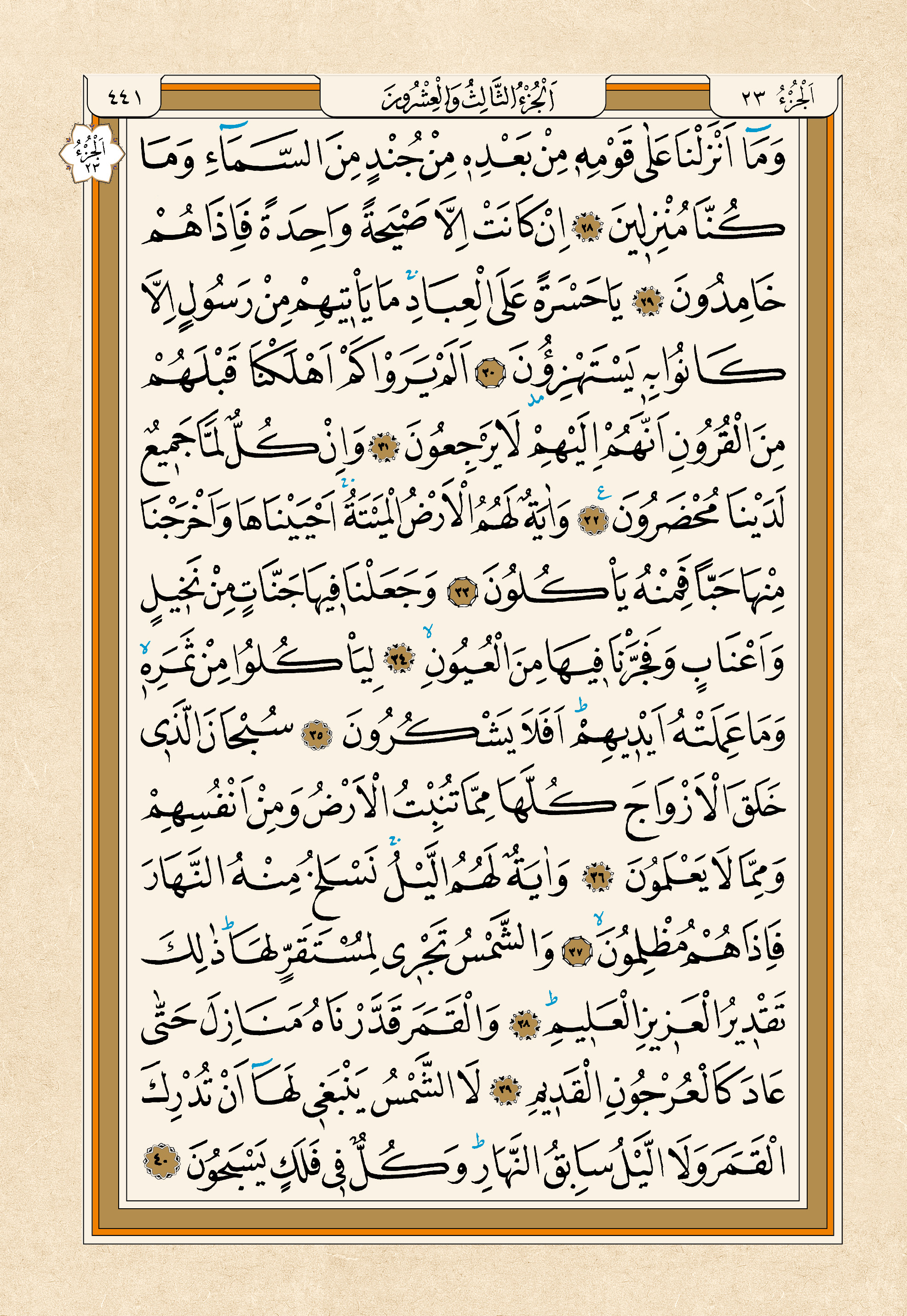 Kur'an-ı Kerim — 441. sayfa