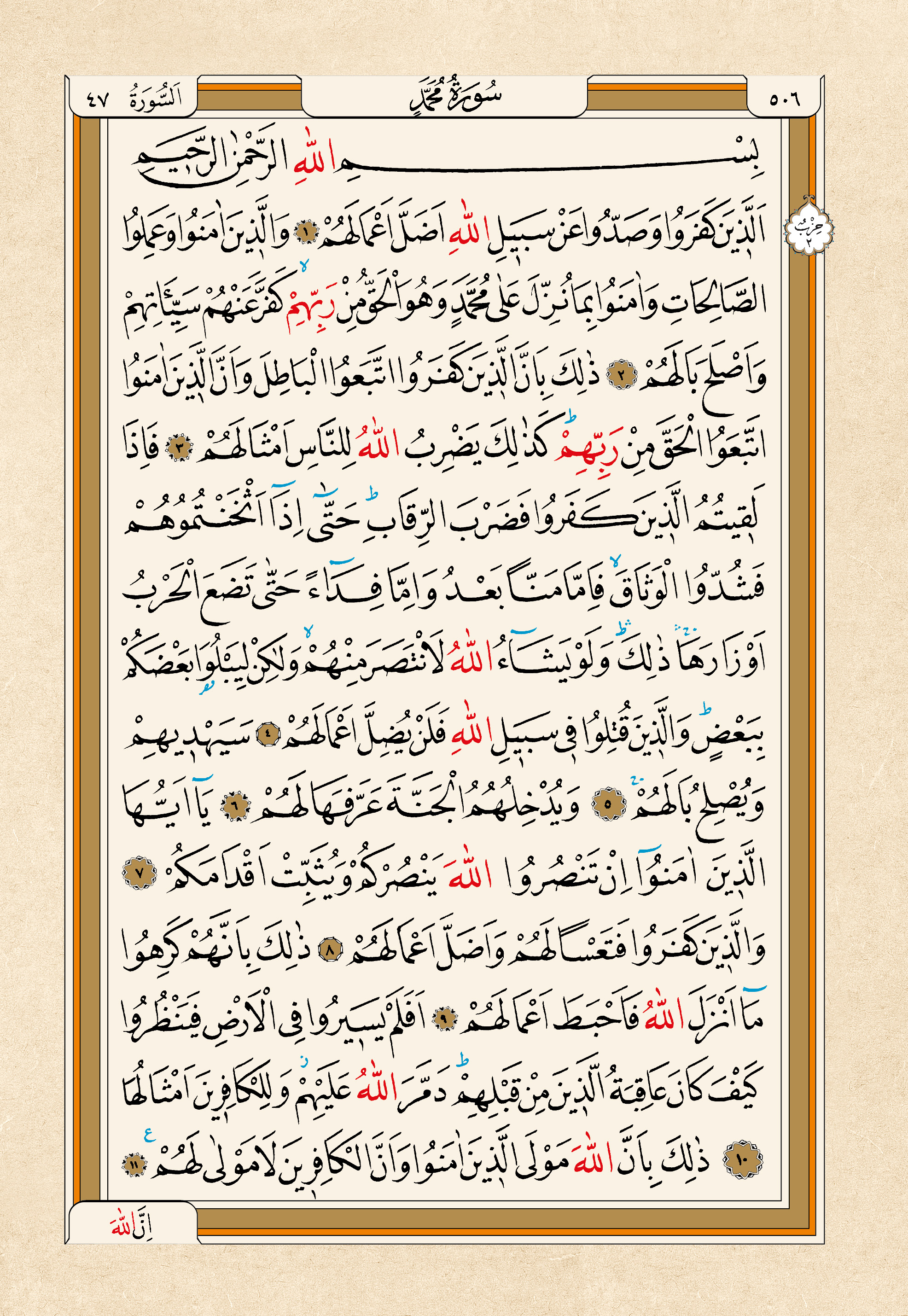 Kur'an-ı Kerim — 506. sayfa